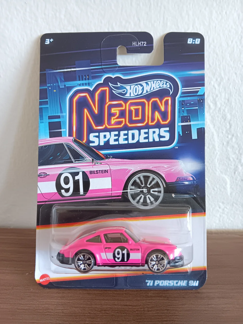 Hot Wheels Neon Speeders Pink '71 Porsche 911